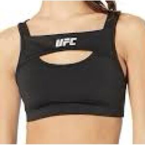 UFC women’s Black Essential Sports Bra